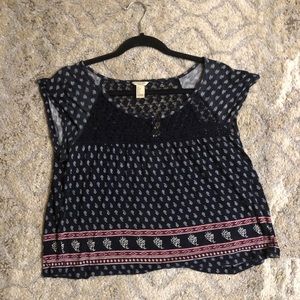 😍😍Beautiful Flowy Summer Cropped Top